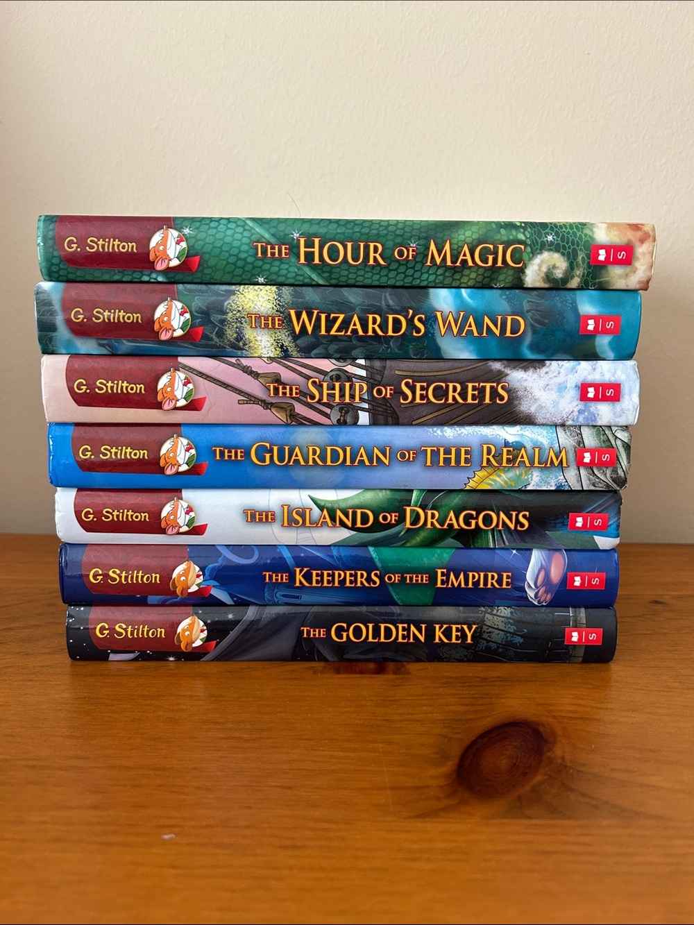 Set/7 Geronimo Stilton ‘Kingdom of Fantasy’ Books